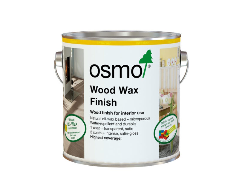 OSMO Wood Wax Finish - Transparent Colours